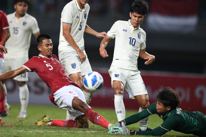 Indonesia dan Thailand U-19 masih tanpa Gol di Babak Pertama