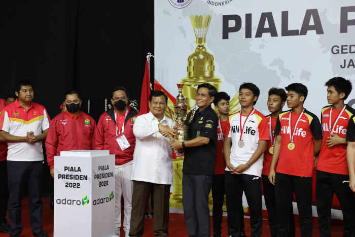 Atlet-Atlet Muda PB Djarum Antar Jawa Tengah Raih  Piala Presiden 2022