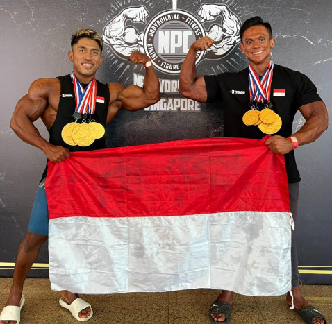Indonesia Borong 10 Medali Emas NPC Worlwide Singapore Showdown 2022
