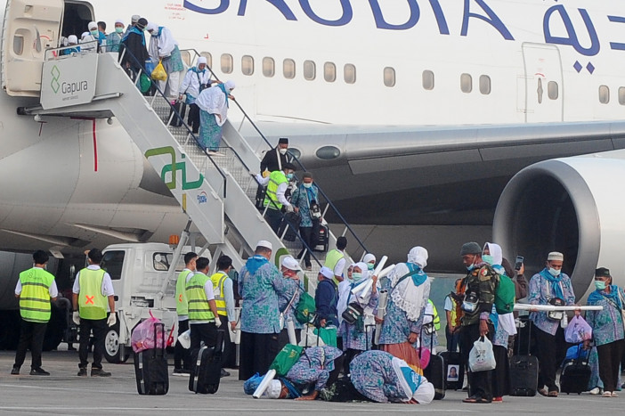 59.086 Jemaah Haji Indonesia Sudah Tiba di Tanah Air