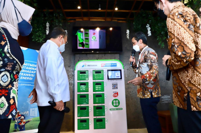 Jelang Helat G20, Menteri ESDM Tinjau Kesiapan Green Energy Station Pertamina di Bali