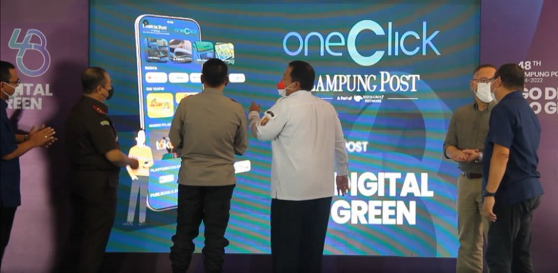 Lampung Post Luncurkan Aplikasi One Click
