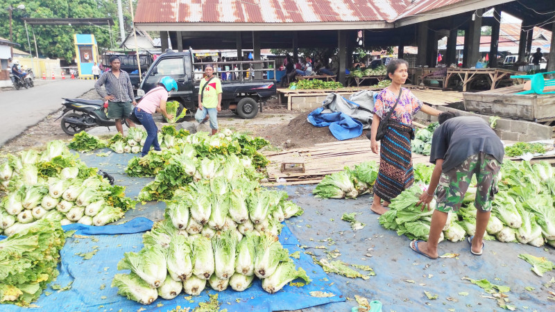 Sayur Mayur Asal Kabupaten Ende Dominasi Pasar di Sikka