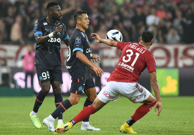 Debut Alexis Sanchez di Marseille Berakhir Imbang