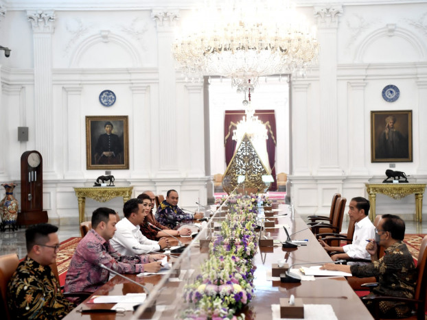 Tiga Calon Ketua Umum HIPMI Temui Presiden Joko Widodo