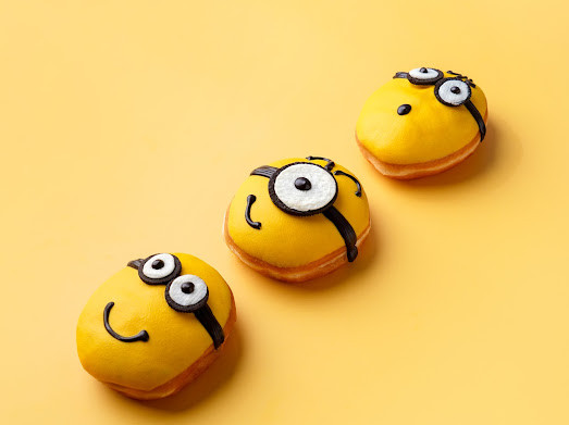 Krispy Kreme Hadirkan Tiga Karakter Minions di Varian Donat Edisi Spesial