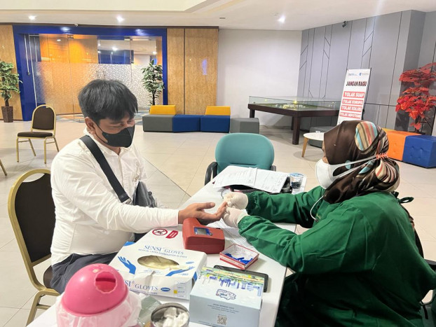 Sambut HUT Perusahaan, PT KSP Galang Bantuan Donor Darah Untuk PMI Cilegon