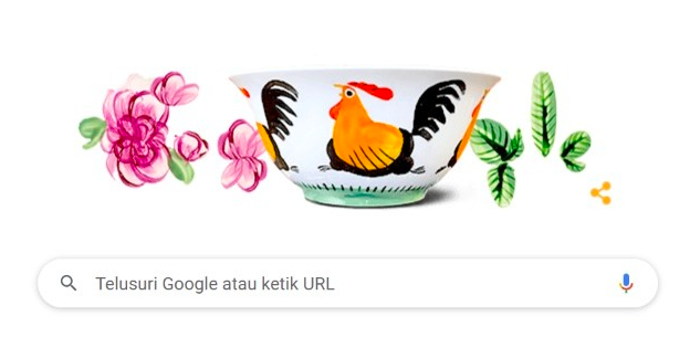 Ada Apa dengan Mangkok Ayam Jago Jadi Google Doodle Hari Ini, Simak Sejarahnya