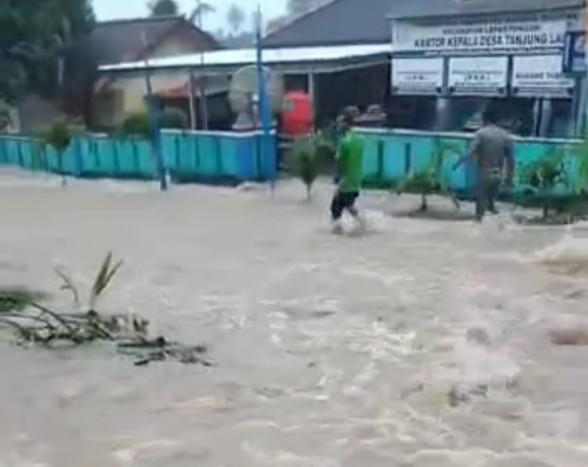 Puluhan Rumah di Bangka Selatan Terendam Banjir