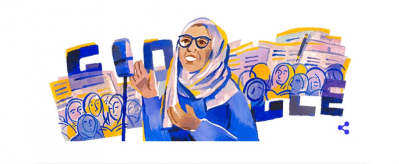 Google Doodle Hari Ini Hadirkan Rasuna Said