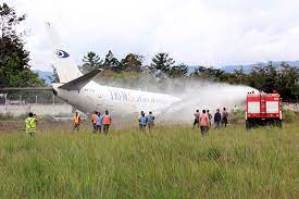 Pesawat Kargo Reven Global Airtransport Tergelincir di Papua