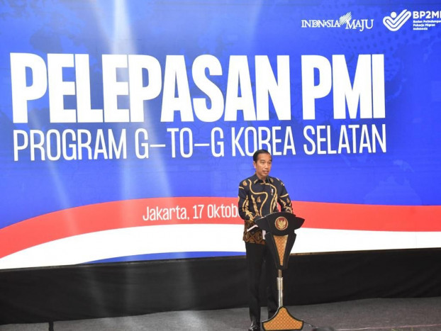Presiden Jokowi Lepas 597 Pekerja Migran Indonesia G to G ke Korea Selatan