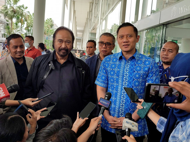 Makan Siang Bersama Surya Paloh, AHY Siap Jadi Cawapres