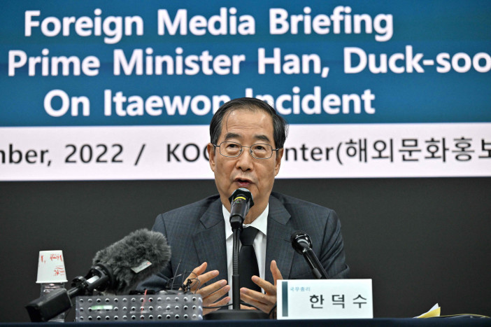 PM Korsel Minta Maaf atas Tragedi di Itaewon