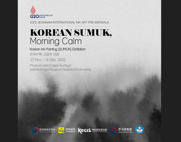 KCCI Gelar Pameran Lukisan Tinta Korea Morning Calm