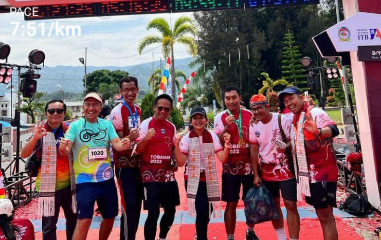 Kaldera Toba Marathon IA-ITB 2022 Disambut Antusias Para Peserta