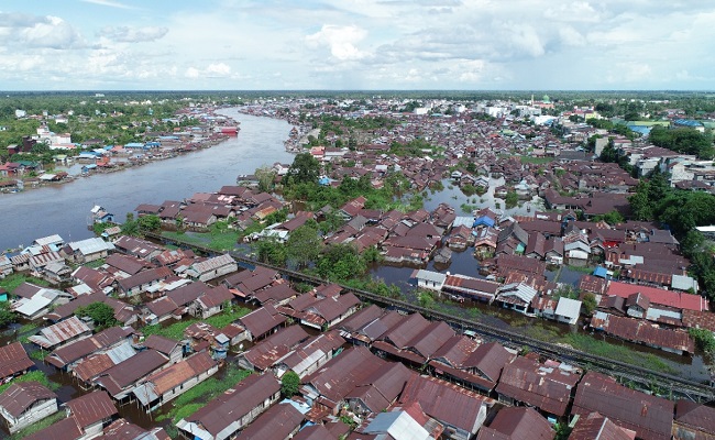 Banjir di Palangkaraya Rendam Ribuan Rumah dan Fasilitas Umum