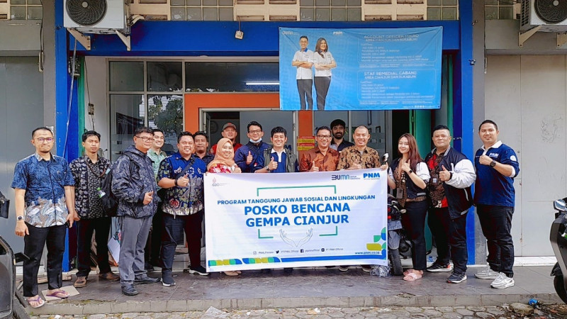 PNM Kirim Bantuan untuk Korban Bencana Gempa Bumi di Cianjur