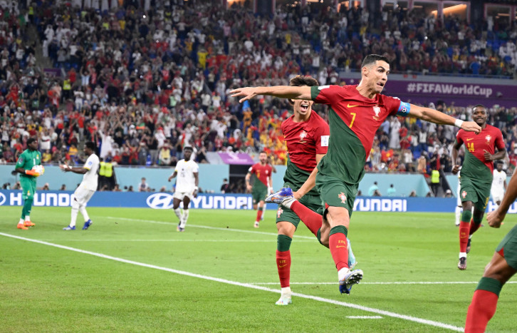 Ronaldo Cetak Rekor, Portugal Lolos Dari Hadangan Ghana
