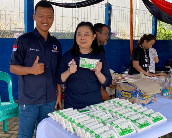 NasDem Setiap Hari Pasok Ratusan Tempe Azaki ke Dapur Umum Korban Gempa Cianjur