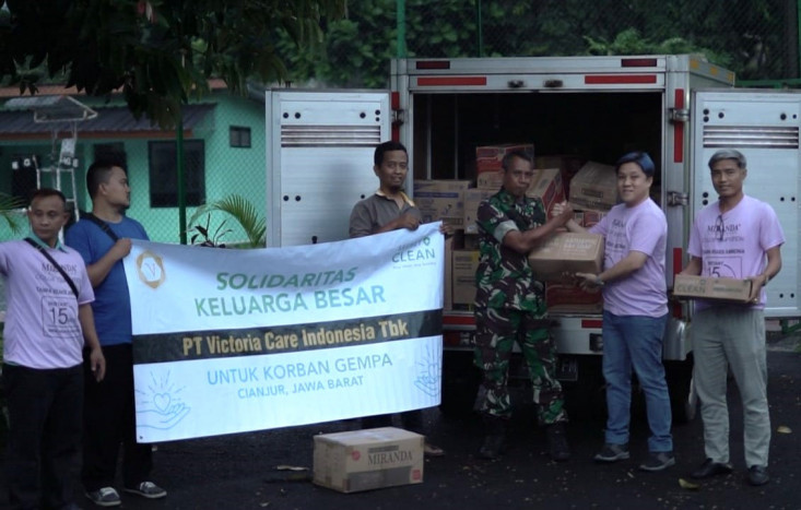 PT VICI Salurkan Donasi untuk Bantu Korban Gempa Cianjur