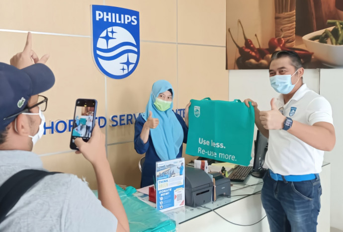 Philips Domestic Appliances Diet Kantong Plastik Lewat Tas Ramah Lingkungan 