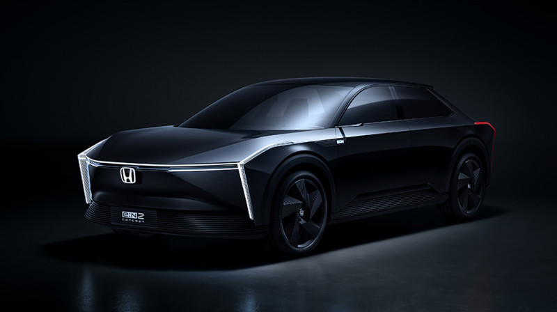 Honda Debut Mobil Listrik Konsep e:N2 di Tiongkok