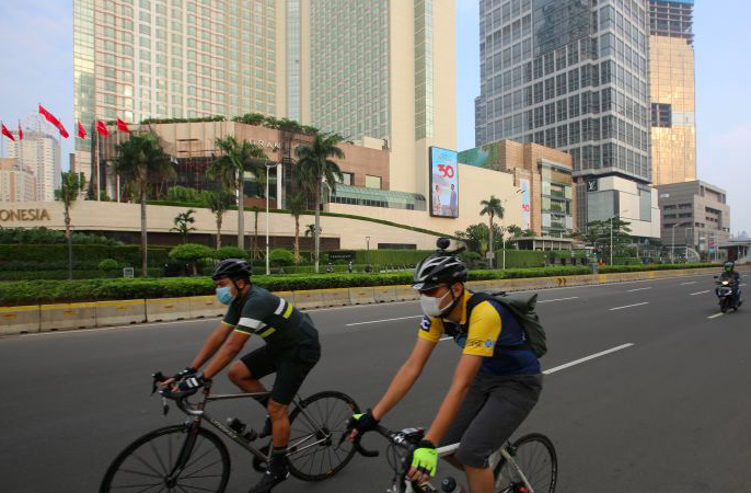 Polisi Kantongi Nomor Polisi Mobil yang Tabrak Pesepeda di Harmoni