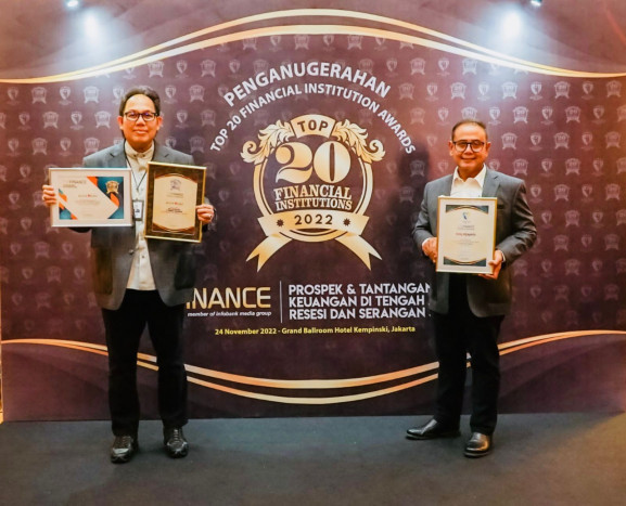Bank DKI Raih Tiga Penghargaan Dalam Top 20 Financial Institution Award 2022