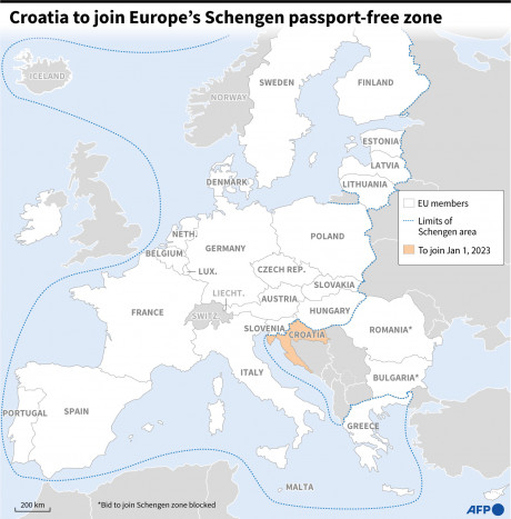 UE Sambut Kroasia ke Zona Schengen, Bulgaria dan Rumania Ditolak