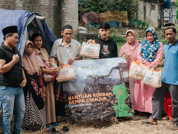 QNET Salurkan Bantuan Kemanusiaan untuk Korban Gempa Cianjur