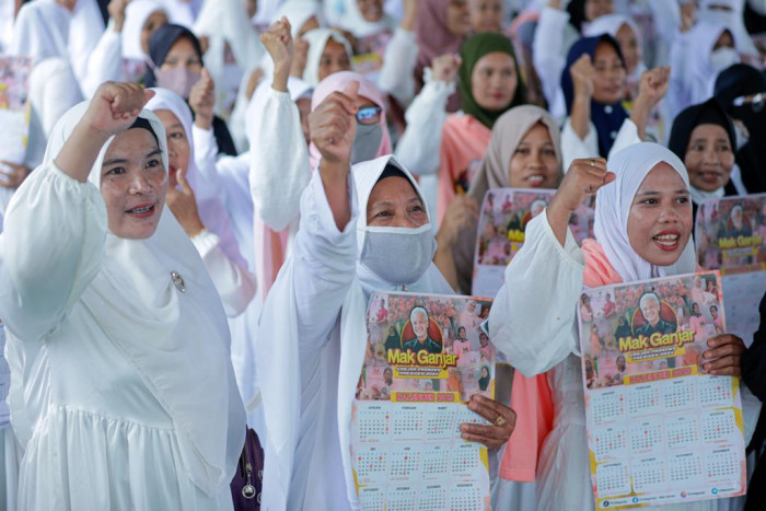 Emak-Emak di Sulsel Konsolidasi Dukungan untuk Ganjar Pranowo