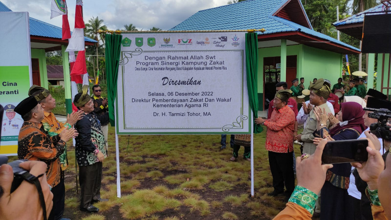 Program Kampung Zakat Jangkau Desa di Kepulauan Meranti