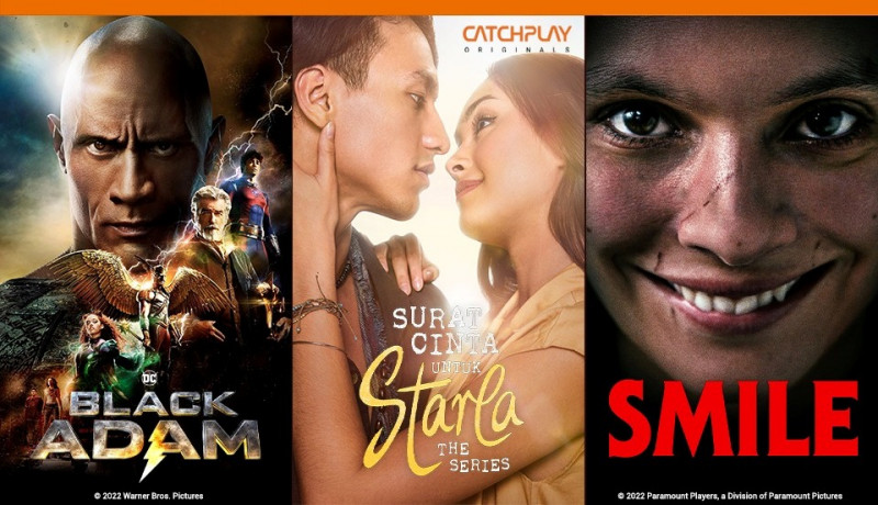 CATCHPLAY+ Hadirkan Streaming 'Black Adam' dan Serial 'Surat Cinta Untuk Starla'