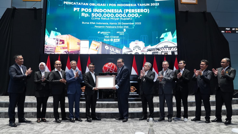 Pos Indonesia Rilis Obligasi Senilai Total Rp 500 Miliar