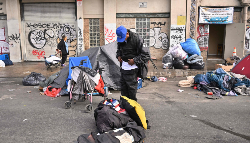 40 Ribu Warga Los Angeles Hidup Terlantar di Jalanan