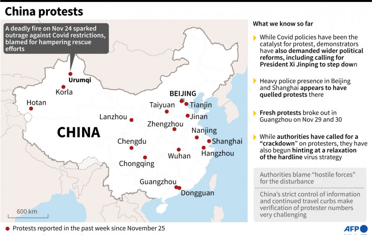 Dari Lockdown Picu Unjuk Rasa Menuntut Demokrasi di Tiongkok