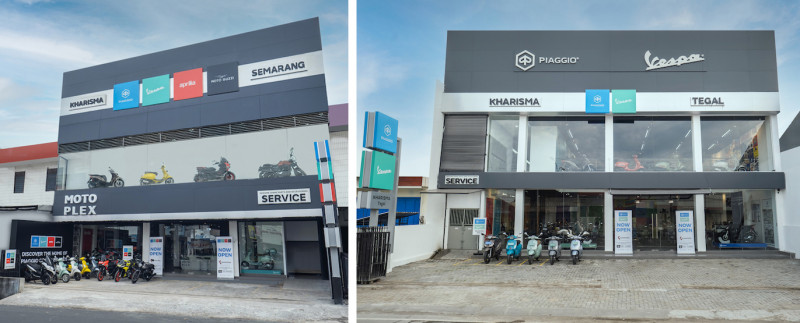 PT Piaggio Indonesia Resmikan Dua Dealer Premium Motoplex di Jateng