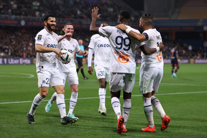 Menang di Kandang Montpellier, Marseille Bukukan Kemenangan Beruntun Keempat