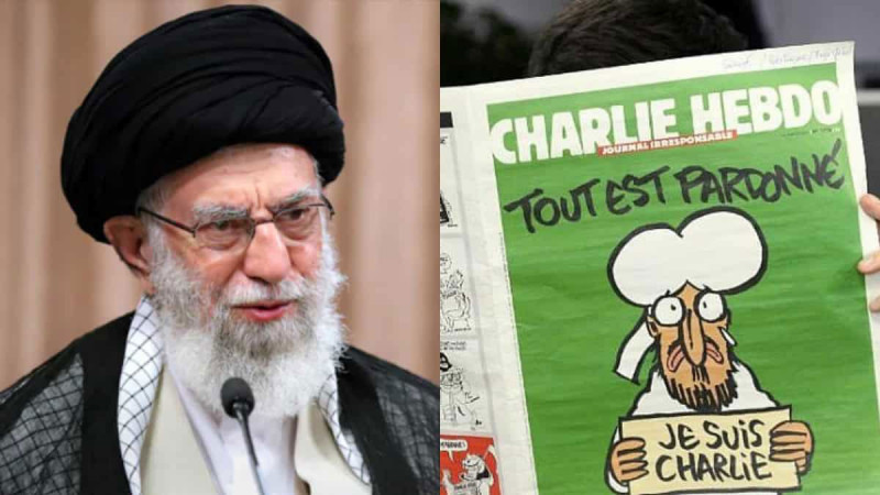 Iran Kecam Charlie Hebdo yang Terbitkan Karikatur Khamenei