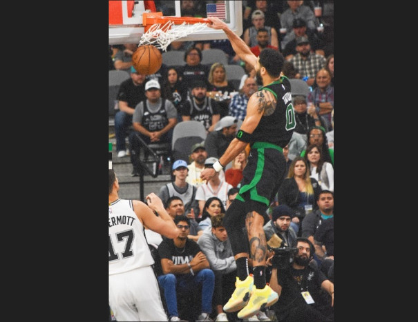 Tatum Cetak 34 Poin, Celtics Menang di Kandang Spurs
