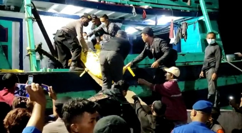 6 Jenazah ABK Korban Kecelakaan Kerja di Makassar Tiba di Pelabuhan Tegal