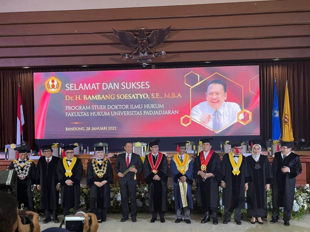 PBA Apresiasi Bamsoet Raih Doktor Ilmu Hukum dari Unpad