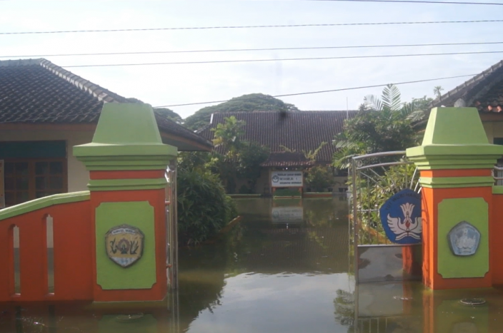 SDN 01 Getas Rejo Grobogan Kebanjiran, Siswa Diliburkan