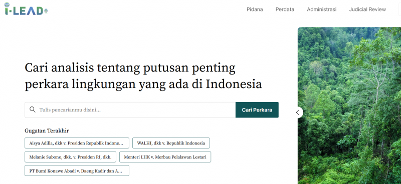 Menteri LHK Luncurkan I-LEAD, Portal Putusan Penting Perkara Lingkungan