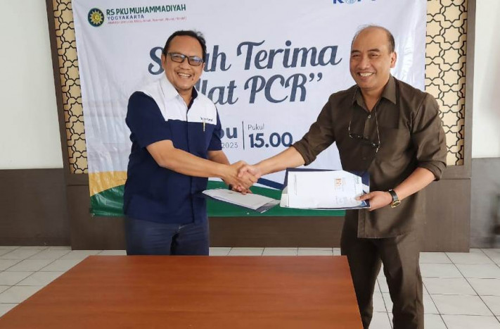 PT Kortex Hibahkan Satu Set Mesin PCR untuk RS PKU Muhammdiyah Yogyakarta