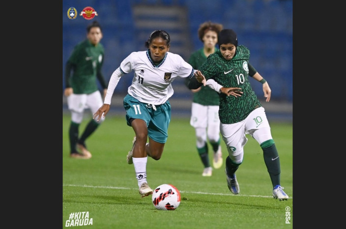 Timnas Putri Indonesia Menang Tipis Atas Arab Saudi