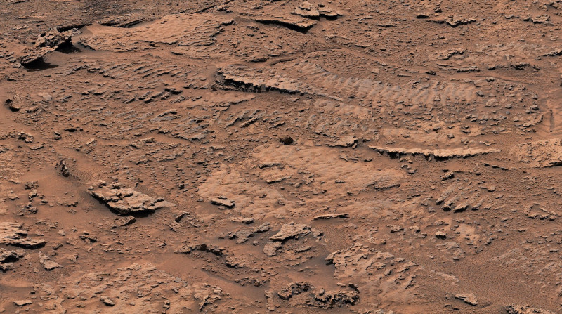 Ilmuwan Temukan Jejak Bebatuan yang Tersapu Gelombang di Planet Mars