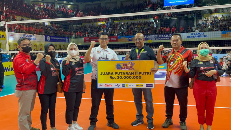 Tim Putri Voli Jakarta BIN Kampiun Putaran Kedua Proliga 2023  