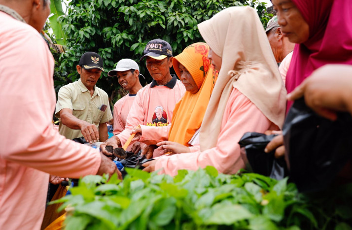 Relawan Mak Ganjar Jatim Beri Edukasi soal Pertanian Organik di Nganjuk